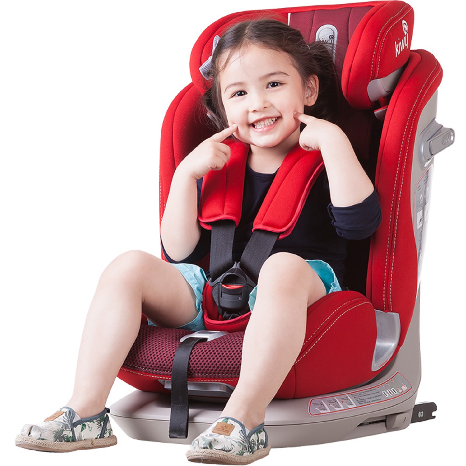 Детское автокресло Kiwy Alia гр 1/2/3 Isofix Moka